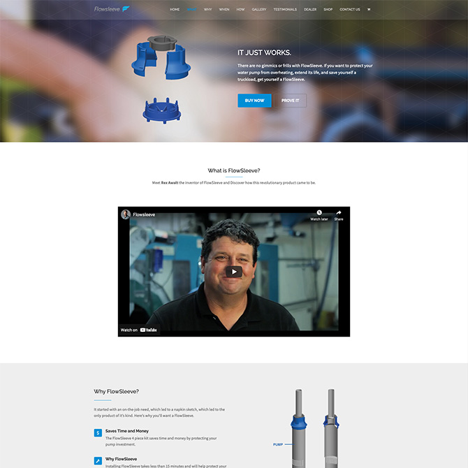 FlowSleeve website