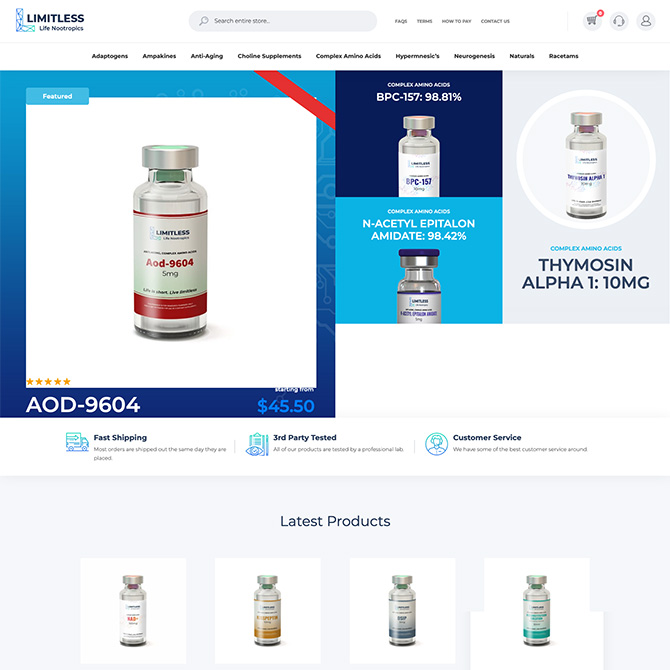 Limitless Life website