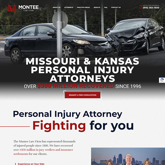 Montee Law website