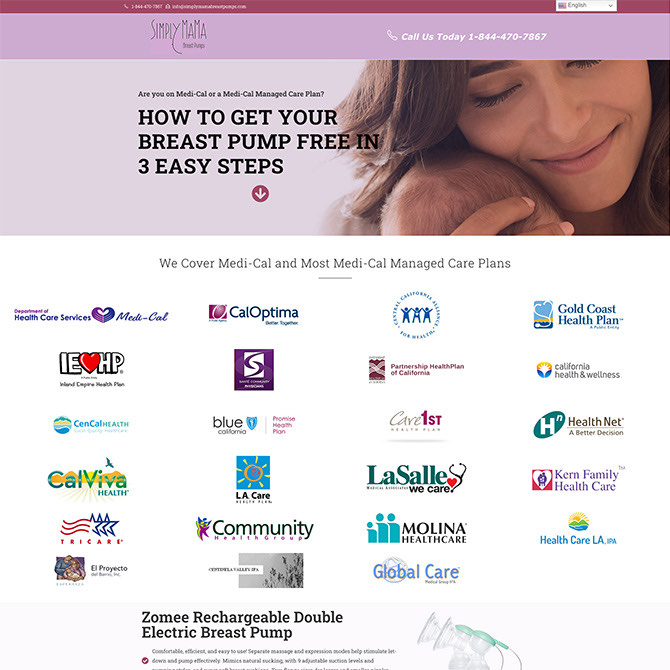Simply Mama website