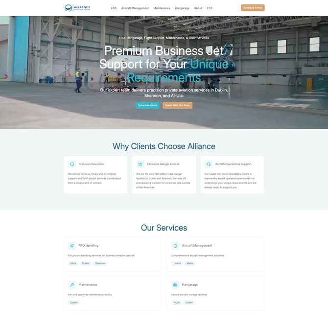 Alliance website