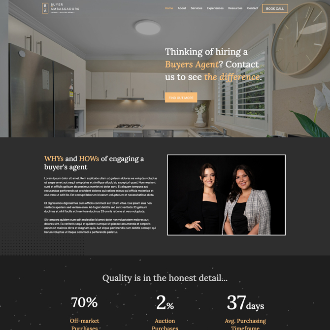 Buyer Ambassadors website