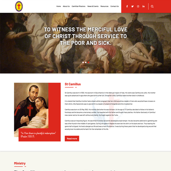 Camillians website