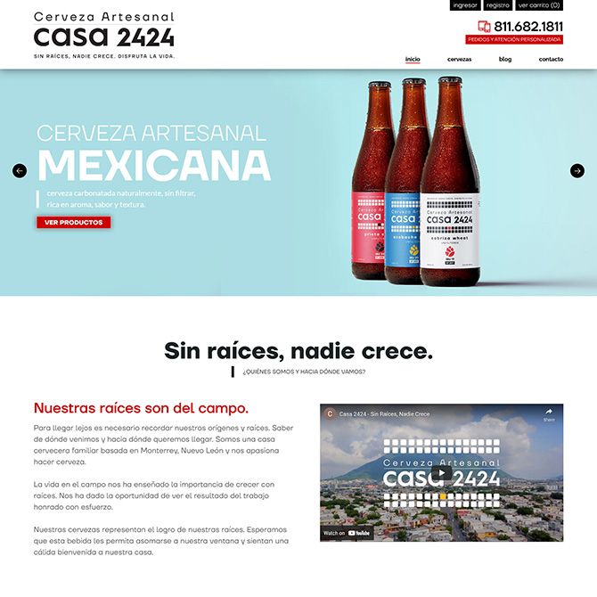 Casa 2424 website