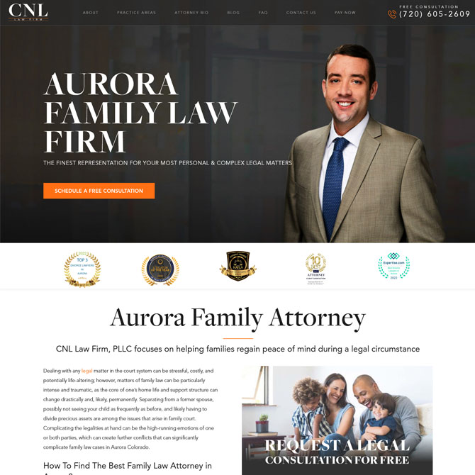 CNL Law website