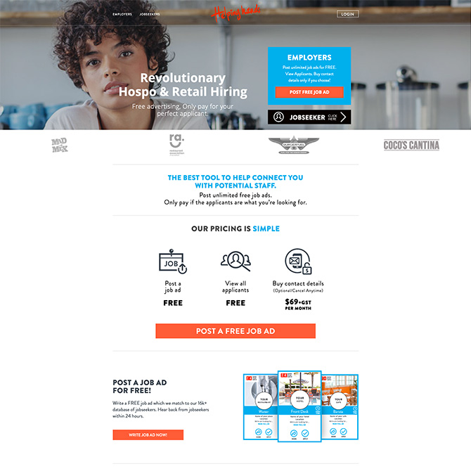 Helpinghands website