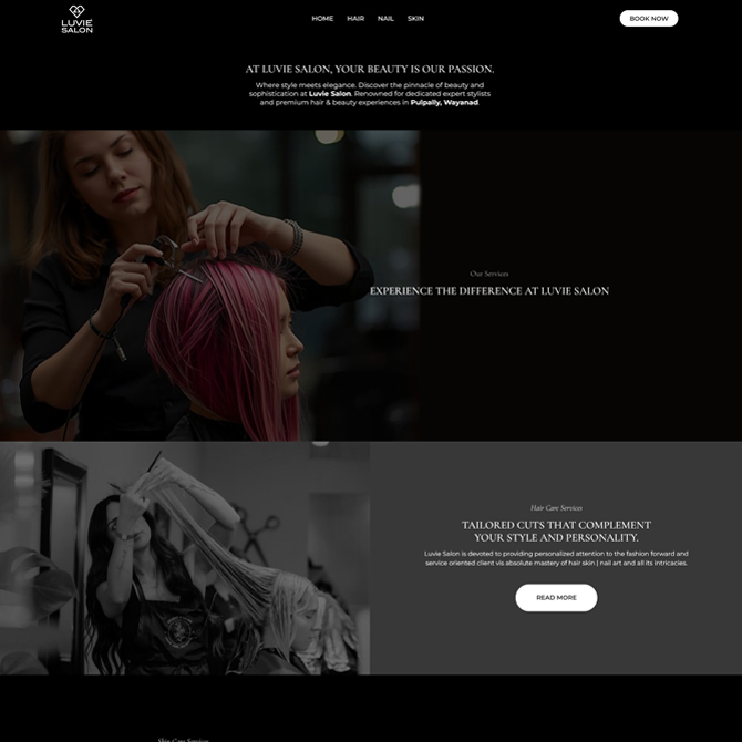 Luvie website