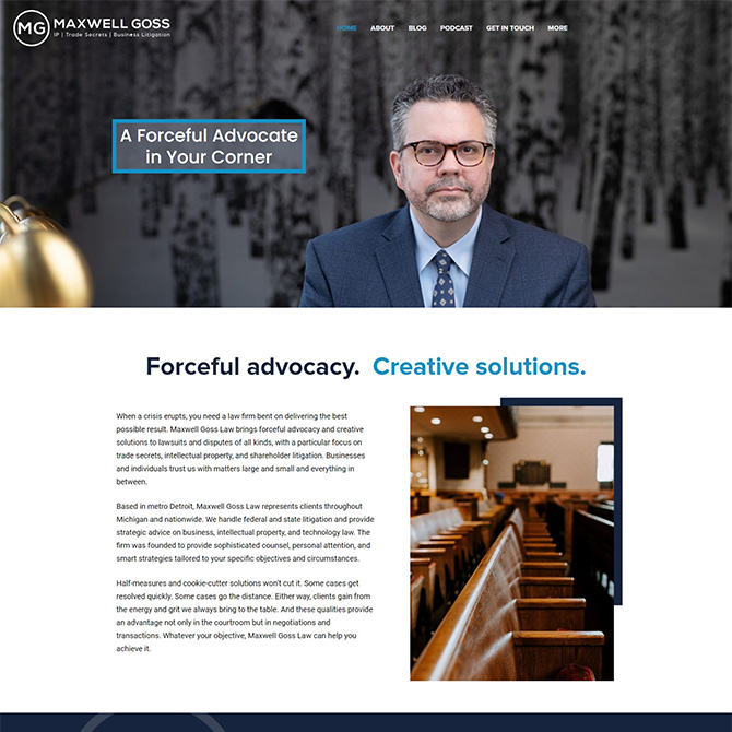 Maxwell Goss website