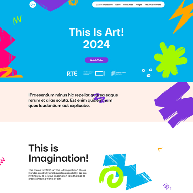 RTE - This Is Art! 2024 website